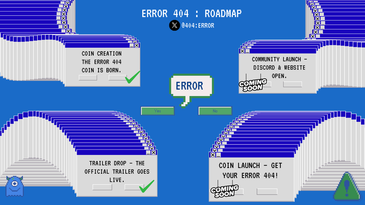 The Map is here 🗺️
Stay glitched; more to come ⚡️

#ERROR404 #Cardano #ADA #Cryptocommunity