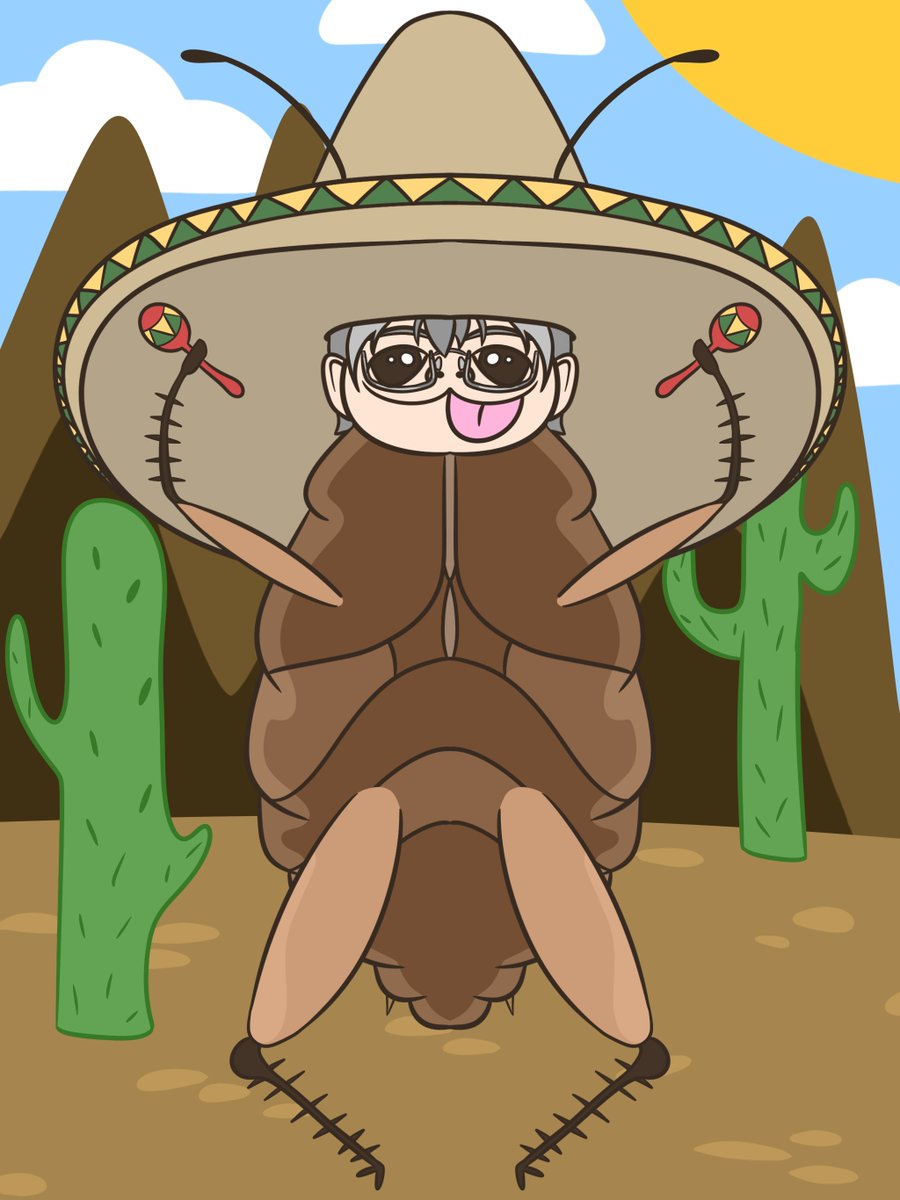 Mein erstes Fanart für <a href="/VinceyWins/">Vincey | GerVTuber</a> ! Weil er eine super coole Kakerlake ist!! Folgt ihm gerne! :>