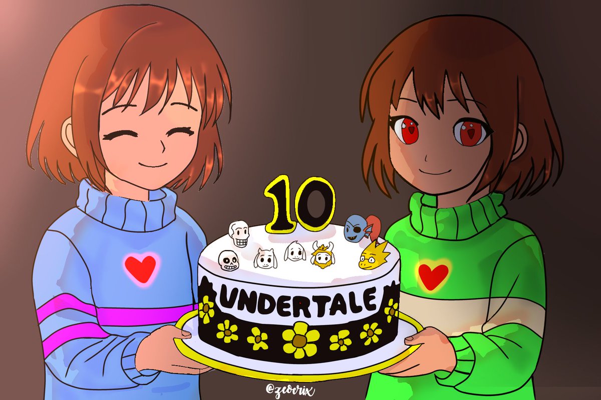 zeocrix's tweet image. Happy 10 Years, Undertale!
#undertale10thanniversary