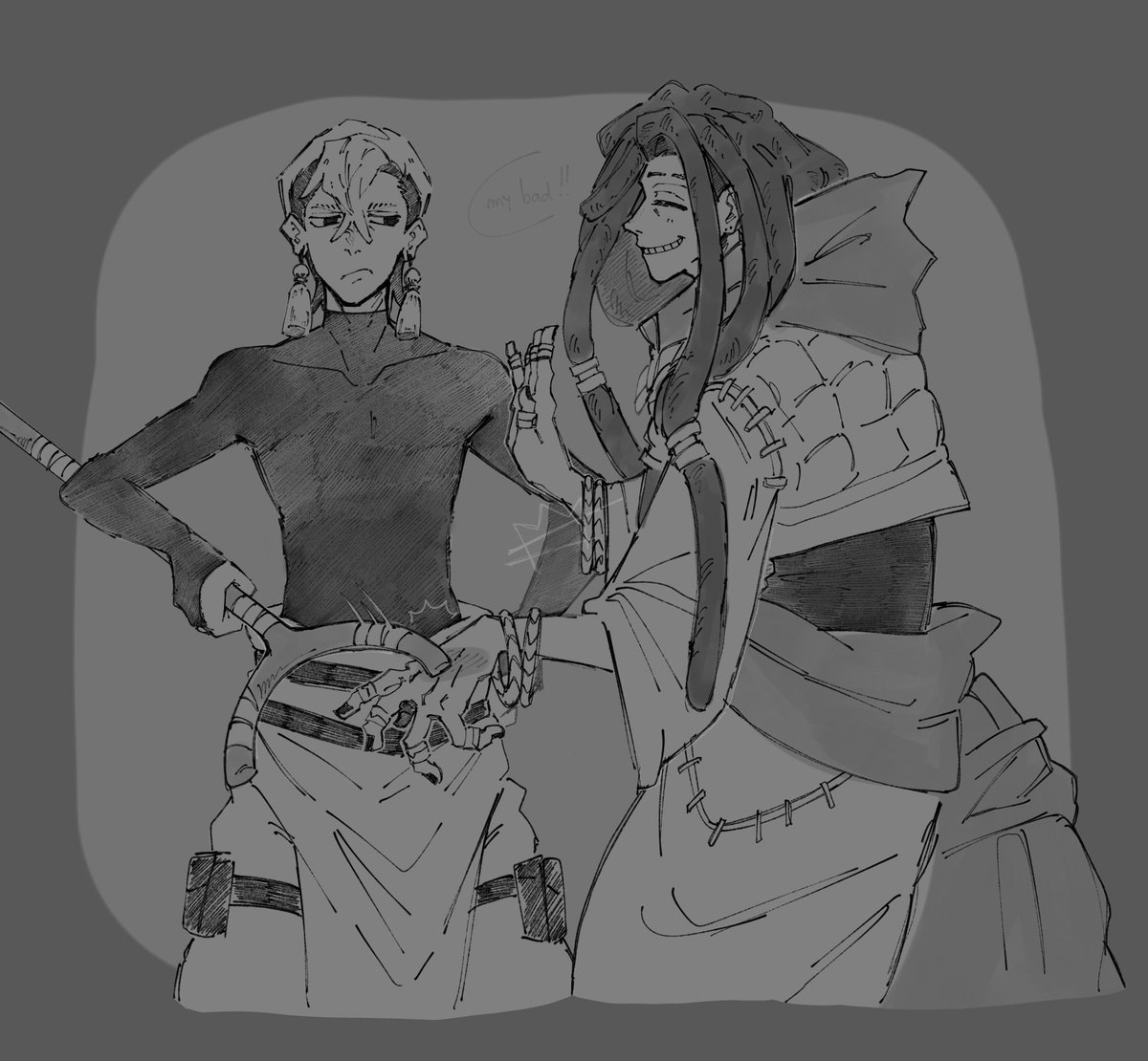 Please don't touch the staff
#janka #gachiart
