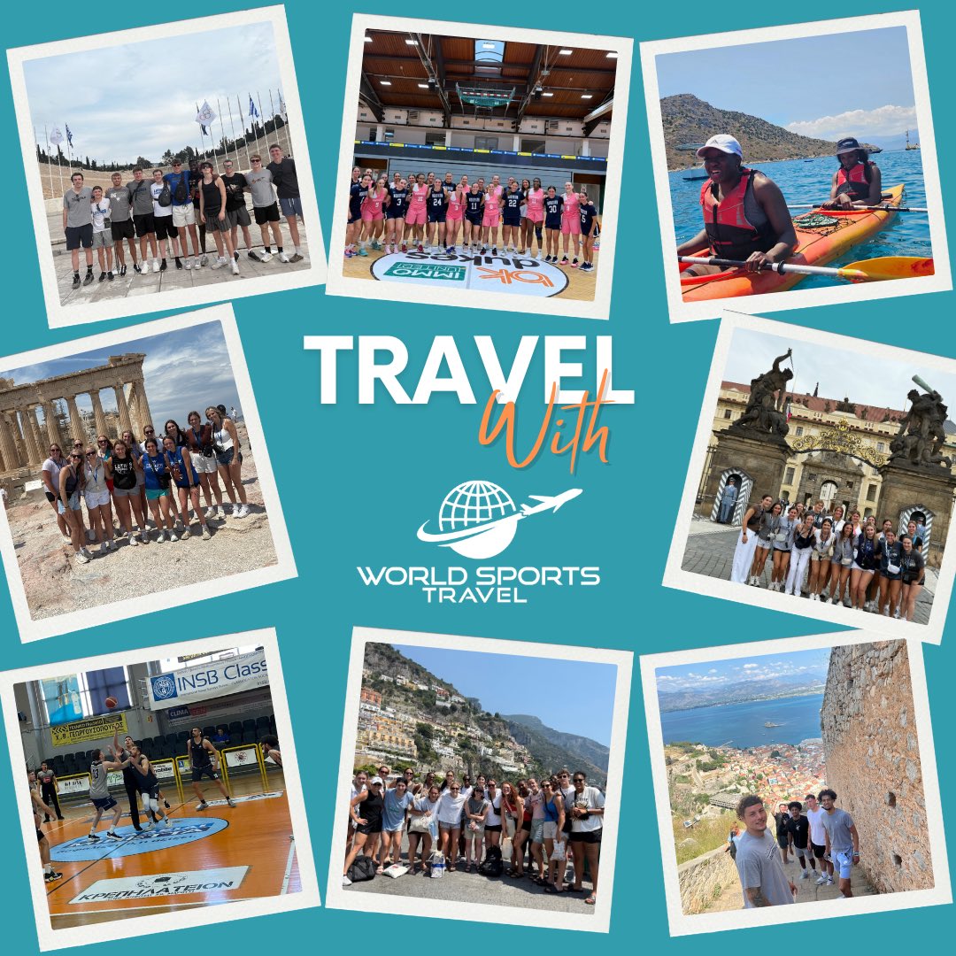 WrldSportsTrav's tweet photo. Ready to travel with WST? 🌎✈️ 

Explore incredible destinations, build team chemistry and create memories that last a lifetime! 

Book your tour now 📩
Kelly@wsportstravel.com
Sallie@wsportstravel.com https://t.co/3m0wmH5Gpj