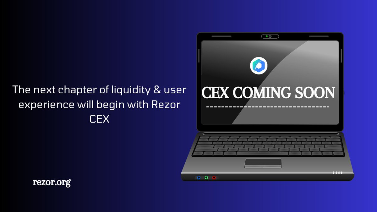 I have always wanted a simple yet powerful CEX

I am excited for <a href="/Rezor_Official/">Rezor</a>'s CEX, launching soon with advanced trading, staking &amp; rewards

The next chapter of liquidity &amp; user experience will begin with #Rezor CEX

Can’t wait to see this go live

rezor.org