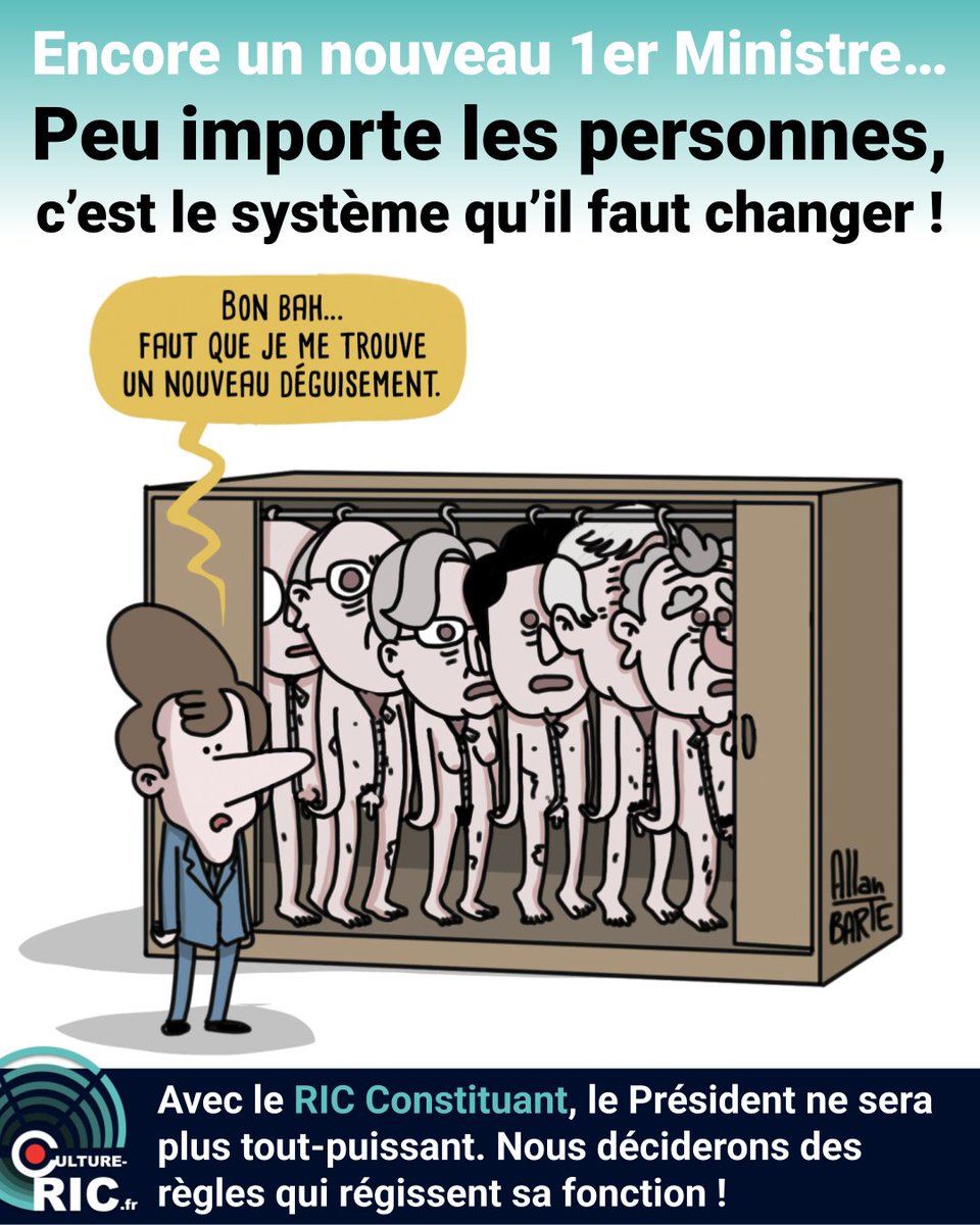 CultureRic's tweet image. Aidez à définir le RIC voulu par les Français
➡️ culture-ric.fr/consultation

Pour info, si vous êtes à Paris samedi, vous pouvez nous rejoindre au stand #RIC du Festival du renouveau démocratique : mouvement-constituant-populaire.fr/2025/actions/v…
#RICconstituant
