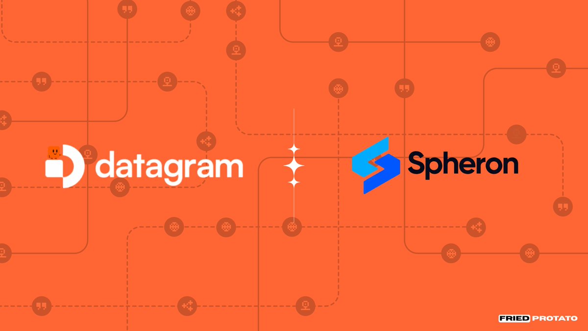 Why the <a href="/DGramNetwork/">Datagram Network</a>  x @SpheronFDN Network partnership is a game-changer?

This groundbreaking collaboration is reshaping the decentralized physical infrastructure network (DePIN) and real-time applications space , and here's why it's massive:

🟧4x Cost Reduction: Four times