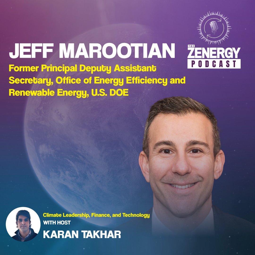 Karan Takhar (@takhark2) on Twitter photo Recently, I had the pleasure of sitting down with Jeff Marootian, Former Principal Deputy Assistant Secretary for the Office of Energy Efficiency and Renewable Energy at the U.S. DOE. Be sure to check out our conversation on Thursday’s episode!
<a href="/eeregov/">Office of Energy Efficiency and Renewable Energy</a> #government #energysector Recently, I had the pleasure of sitting down with Jeff Marootian, Former Principal Deputy Assistant Secretary for the Office of Energy Efficiency and Renewable Energy at the U.S. DOE. Be sure to check out our conversation on Thursday’s episode!
<a href="/eeregov/">Office of Energy Efficiency and Renewable Energy</a> #government #energysector