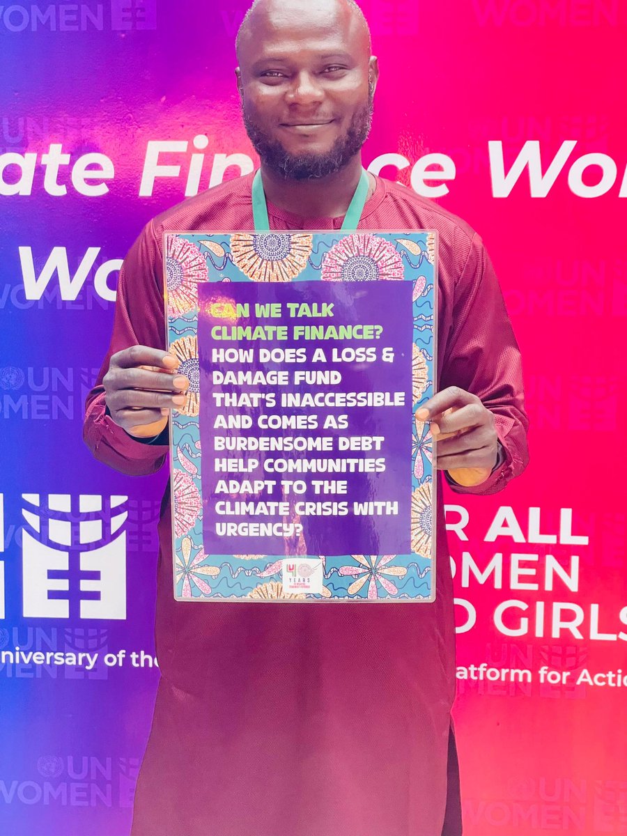 At the Summit, our message was clear:
✅ Youth must be at the center of climate solutions
✅ Women &amp; girls deserve equal space in decision-making
✅ Women with disabilities must not be left behind
Inclusive participation = true climate justice ✊🌱

#YouthVoices #WomenInClimate