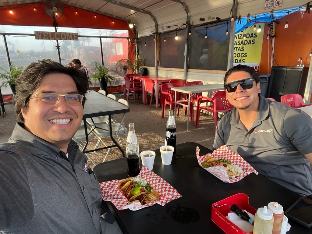 Concept_Systems's tweet image. When customer commitment takes us across borders, we’re all in. 
These guys recently visited a longstanding partner in Mexico - strengthening relationships, supporting operations, and yes, enjoying some legit tacos along the way.
