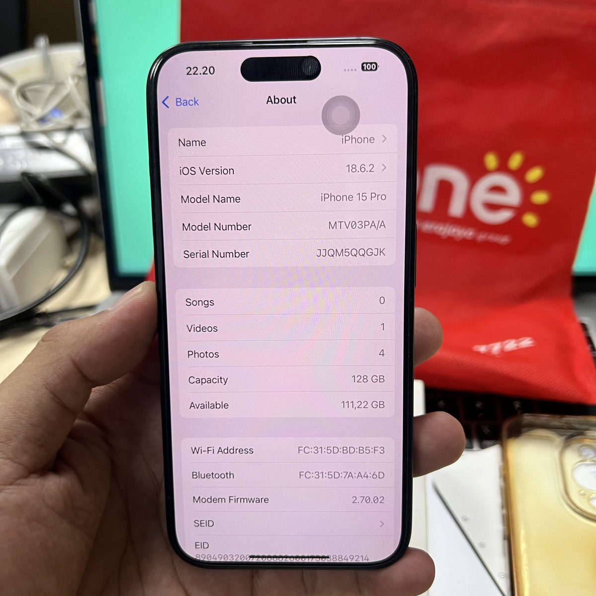 ramus_onos's tweet photo. wts lfb iphone 15 pro ex ibox
•blue titanium
•⁠128 gb
•BH ⁠>88%
•⁠no issues
•⁠Kelengkapan Fullset cod Jaktim, Jaksel dm or rep if u interested !
#zonauang
#zonajajan
#wts https://t.co/uqFnRBL8xR