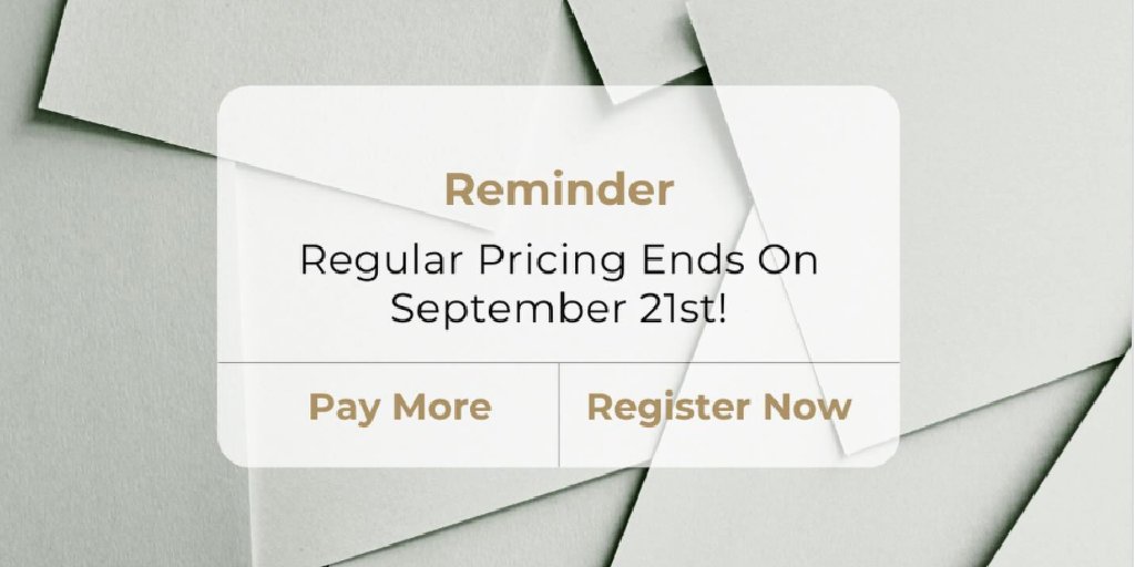 Be there or be square...(see profile for registration link)...