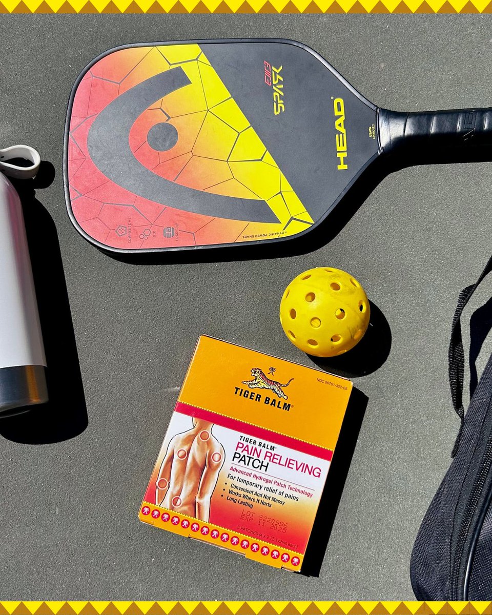 Tiger_Balm_US's tweet image. Post-match recovery is part of the game. 🏓 Tiger Balm Patch helps your body feel ready to move again. 💪🐅

#TigerBalm #WorksWhereItHurts #TigerBalmPainRelievingPatch #Pickleball #StayMatchReady