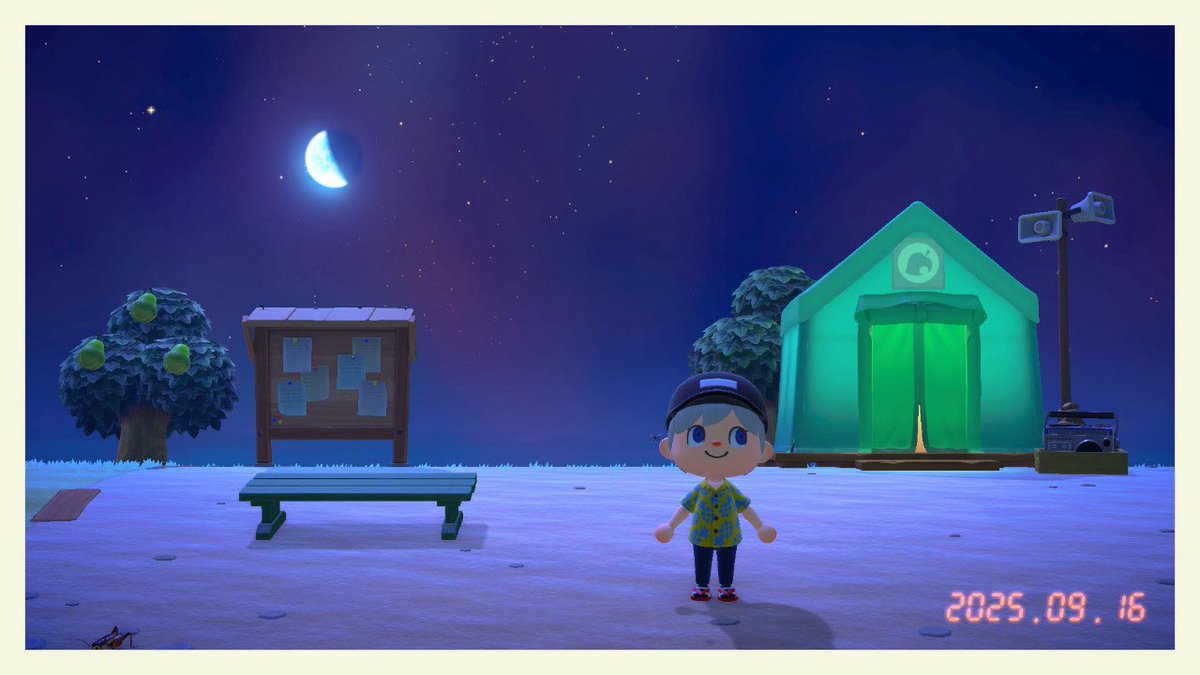 おやすみ〜‼️🤍
#Avvyユーザーと繋がりたい 
#あつまれどうぶつの森