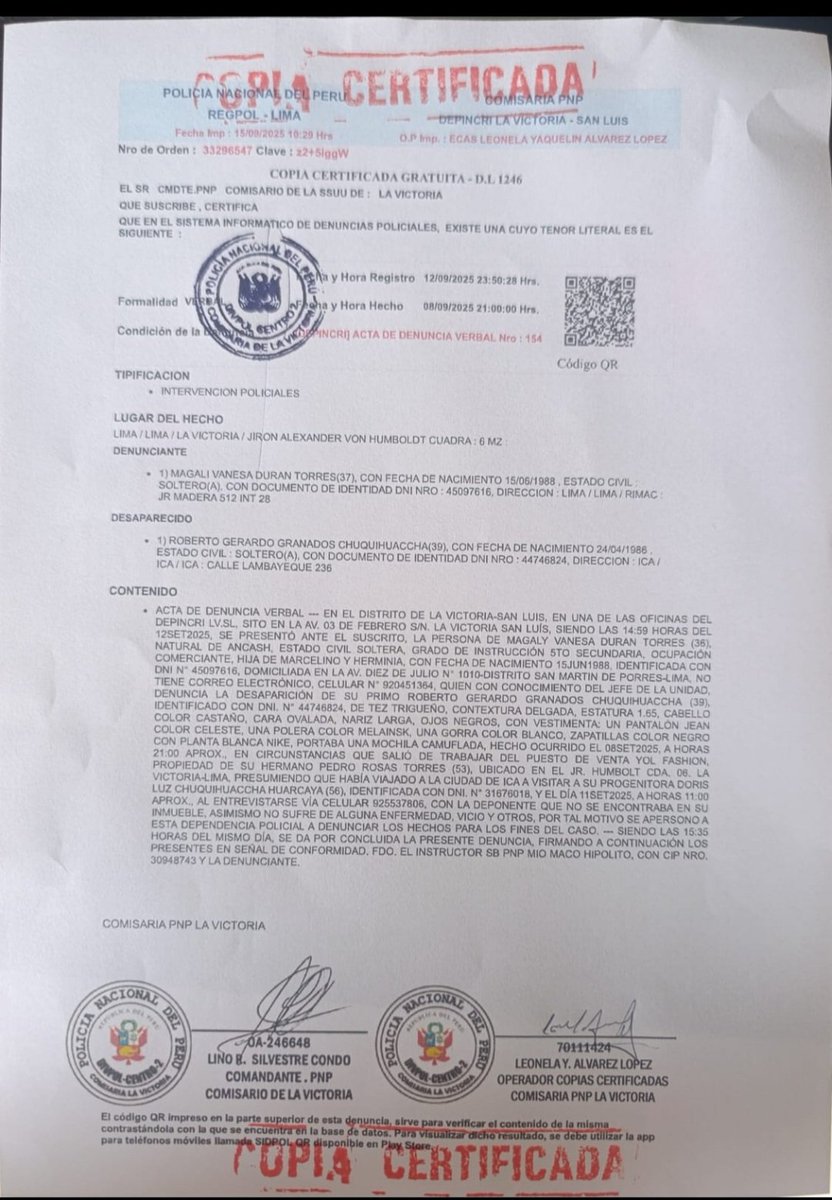 hoizan's tweet photo. Difusión Urgente por DESAPARICION @Latina_pe @americatv_peru @PanamericanaTV @noticias_tvperu @atv_noticias @RPPNoticias @willaxtv @PBOPeru @KikeBravoPrado @julianaoxenford @MilagrosLeivaG 
Llamar al 937711755 Karin Granados https://t.co/HoBxU4iPub