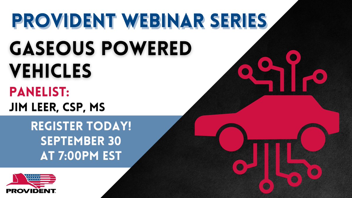 UPCOMING WEBINAR: Learn how to safely respond to incidents involving vehicles powered by compressed natural gas (CNG), liquefied natural gas (LNG), and propane. 

➡️Learn more/register here: tinyurl.com/3zuahs5x