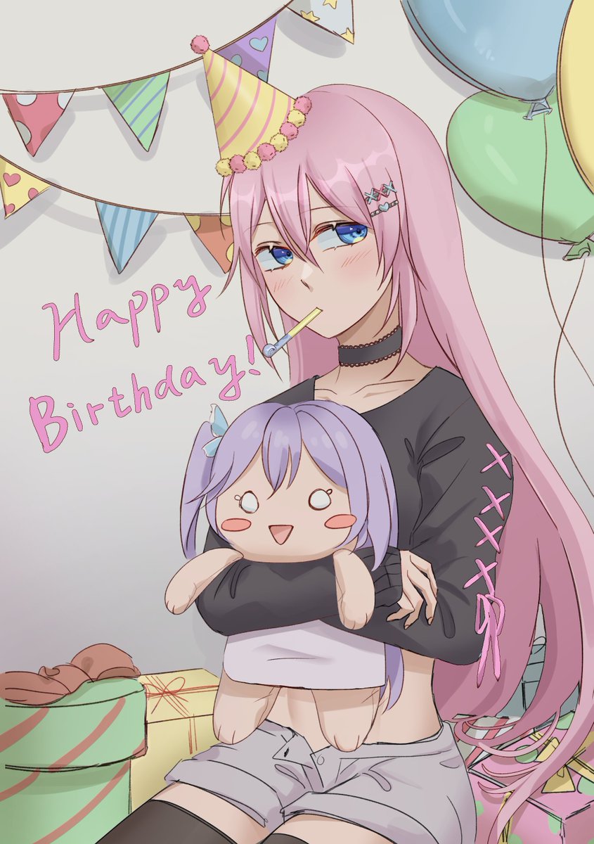 生日兔(假裝今天還沒過完)
 #嬌兔  #Zrush
