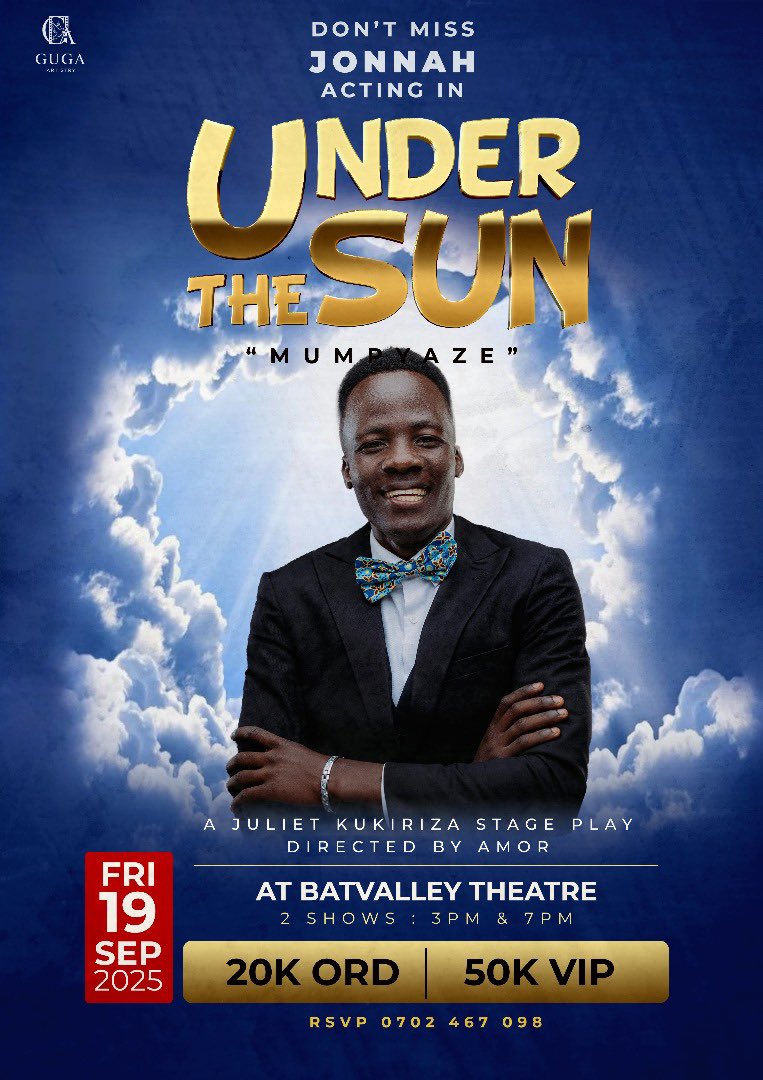 Tr. Sulphur in a theater PLAY!

THIS 
          FRIDAY-19th September 
                        BATVALLEY THEATER 
3pm and 7pm
20k and 50k

Help me retweet this ba dear