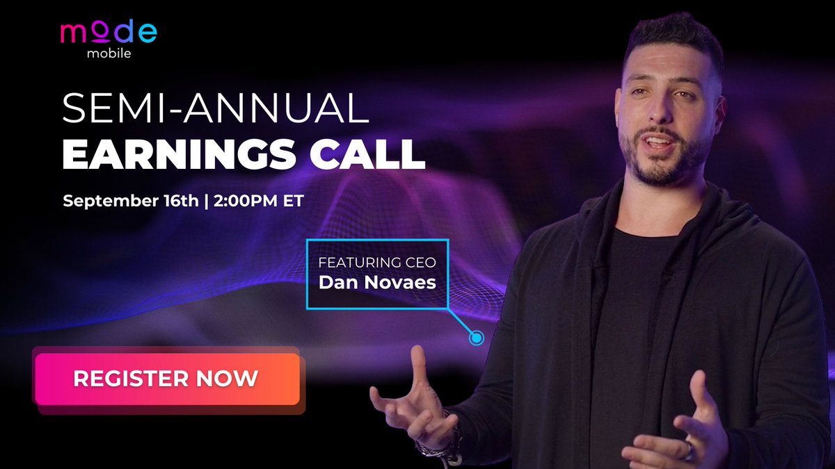 Sept 16: Mode’s pre-IPO offering has raised over $59M from thousands of investors.

CEO Dan Novaes and CFO Prakash Ramachandran present Mode's financial results and strategic outlook, followed by live Q&amp;A. Direct access to leadership insights.

Sign up now: