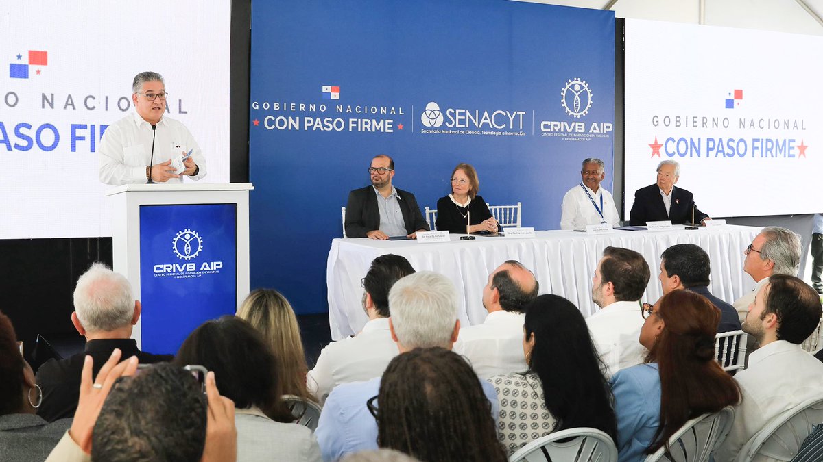 Con la inauguración del Centro Regional de Innovación en Vacunas y Biofármacos (CRIVB AIP), Panamá avanza hacia la soberanía sanitaria y fortalece su capacidad de respuesta ante enfermedades emergentes.

Un paso firme que proyecta al país como referente regional en salud y