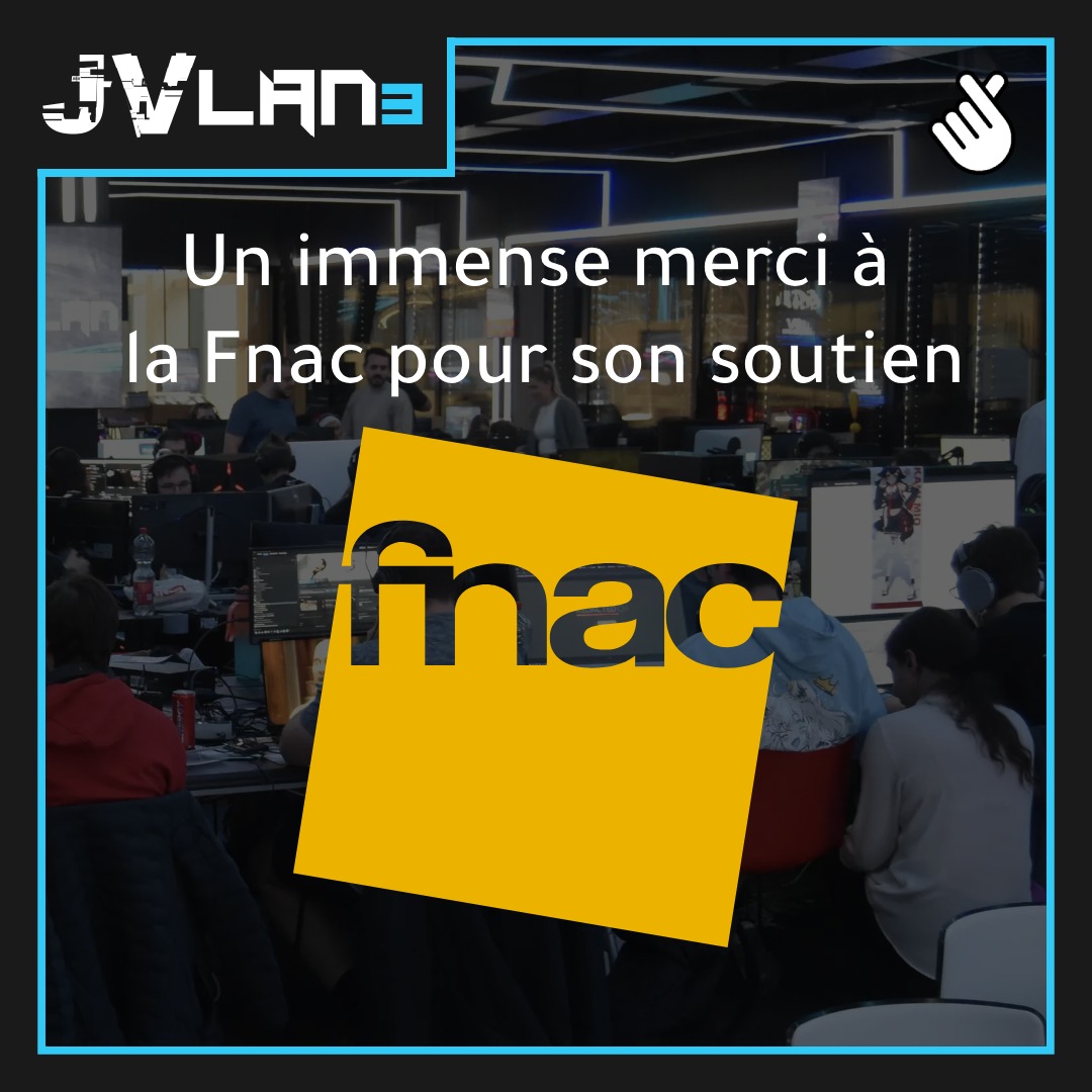 JVLAN (@jvlan_ch) on Twitter photo 🎮 Plus que 4 jours avant la #JVLan et on a une super nouvelle : merci à <a href="/fnac_suisse/">Fnac Suisse</a> pour leur soutien en tant que sponsor officiel ! 🔥
Prépare-toi pour un week-end 100% gaming dès ce vendredi 19 septembre 👾
👉 Infos : jvlan.ch
#gaming #esport #lanparty 🎮 Plus que 4 jours avant la #JVLan et on a une super nouvelle : merci à <a href="/fnac_suisse/">Fnac Suisse</a> pour leur soutien en tant que sponsor officiel ! 🔥
Prépare-toi pour un week-end 100% gaming dès ce vendredi 19 septembre 👾
👉 Infos : jvlan.ch
#gaming #esport #lanparty
