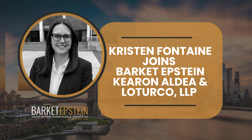 Have you seen this news? Kristen Fontaine joined the firm earlier this year, and has been working primarily on #appeals and #wrongful #convictions with our best-in-the state team lead by Donna Aldea.

Read more about Kristen, here --> barketepstein.com/our-team/krist…