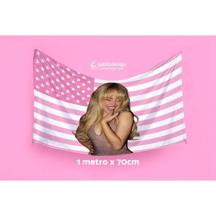 Bandeira Sabrina Carpenter EUA Rosa - 100x70cm
shopee.com.br/product/588898…