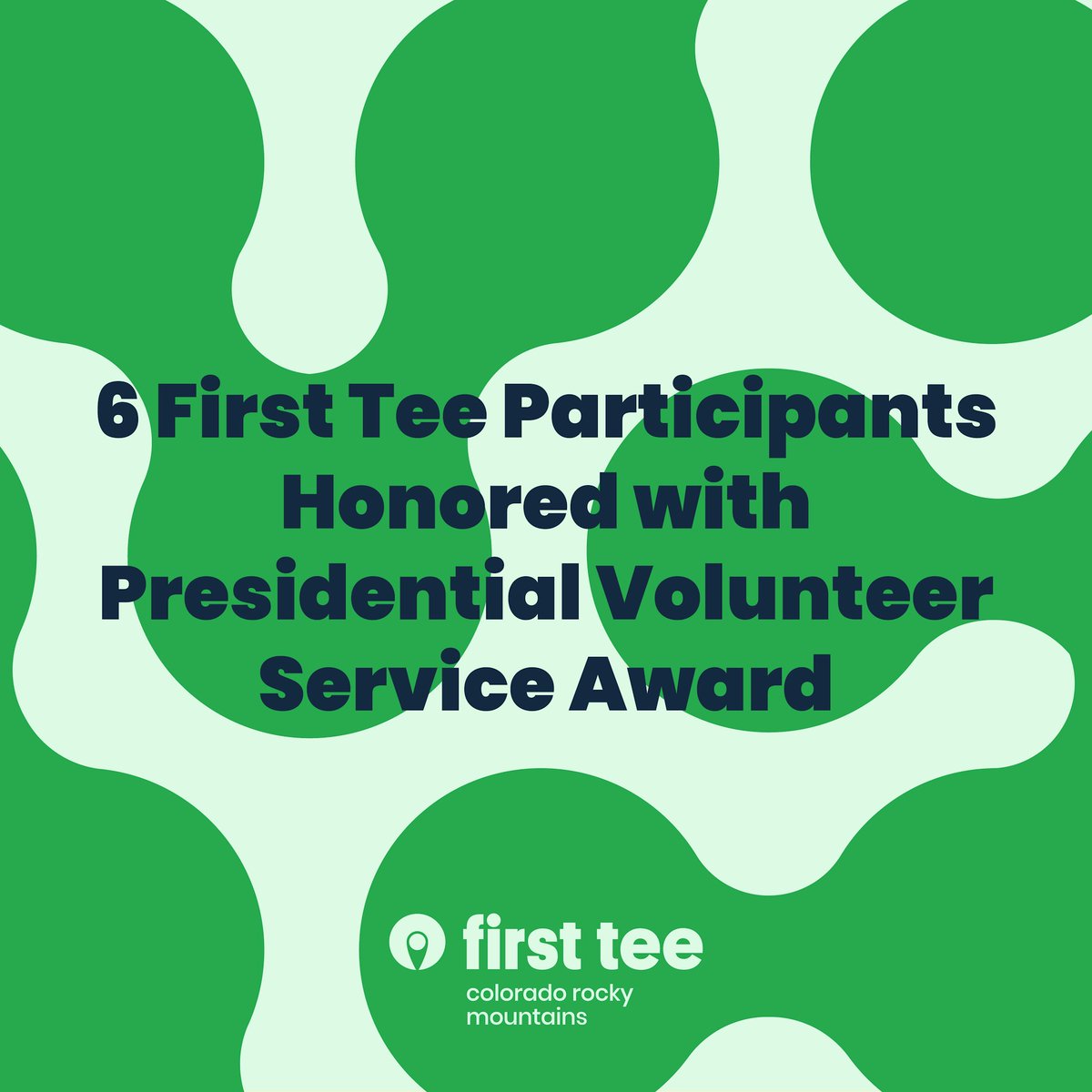 We’re proud to celebrate six First Tee participants honored with the Presidential Volunteer Service Award for their commitment to serving their communities and our nation. Their leadership inspires us all. 

Watch the ceremony: youtube.com/watch?v=mr0xa1…