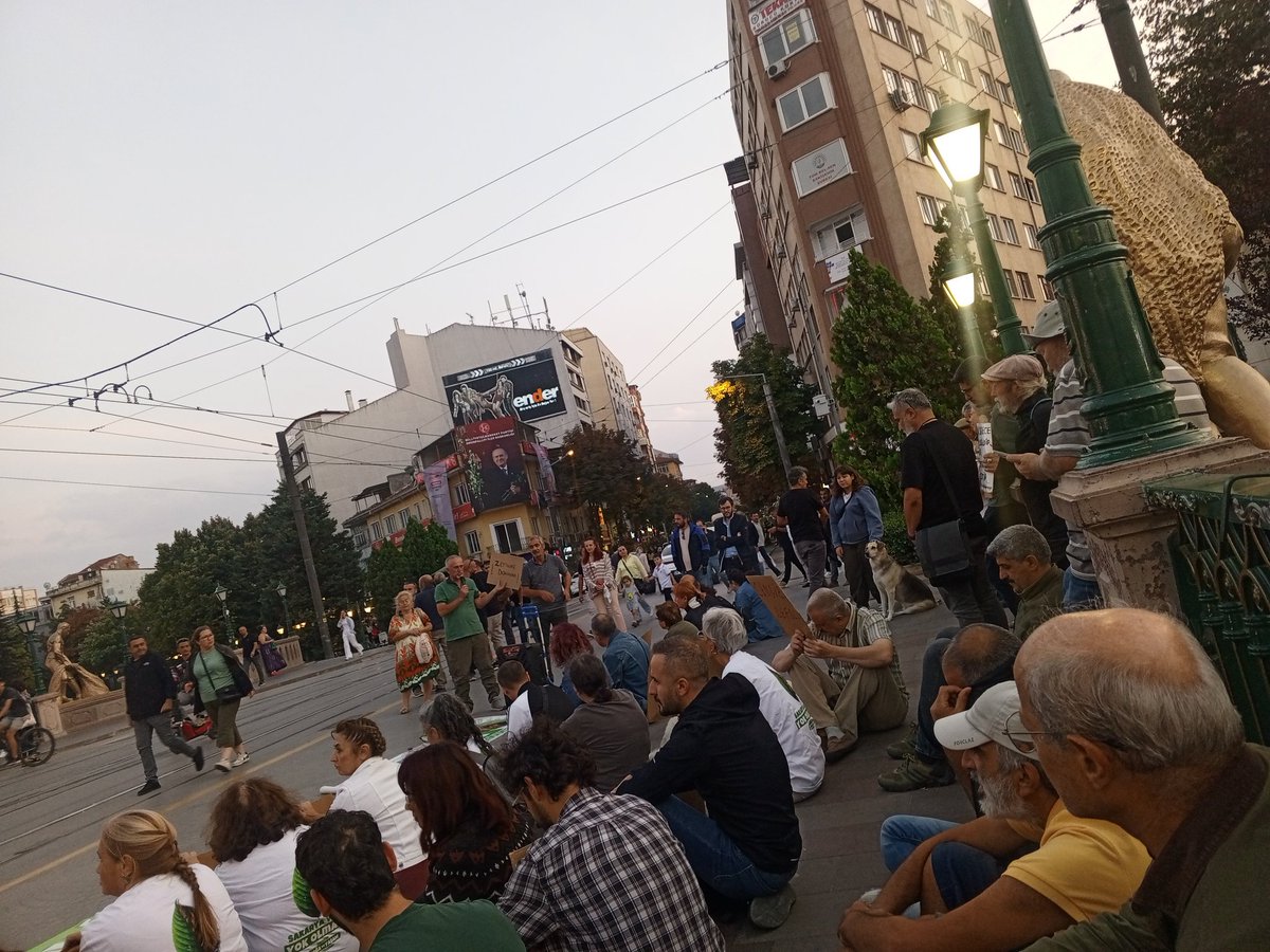 15 Eylül Eskişehir halkı İkizköy için eylemdeydi.