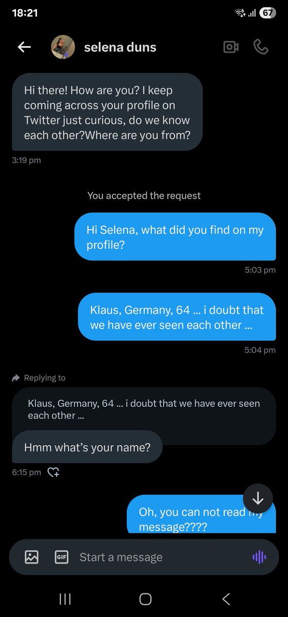 TheOneOperator's tweet image. ... if you run into an idiot, or a bot, this is what's happening ... 

this experience happend to me now 50 times, so i thought it's kind of interesting for everybody ...