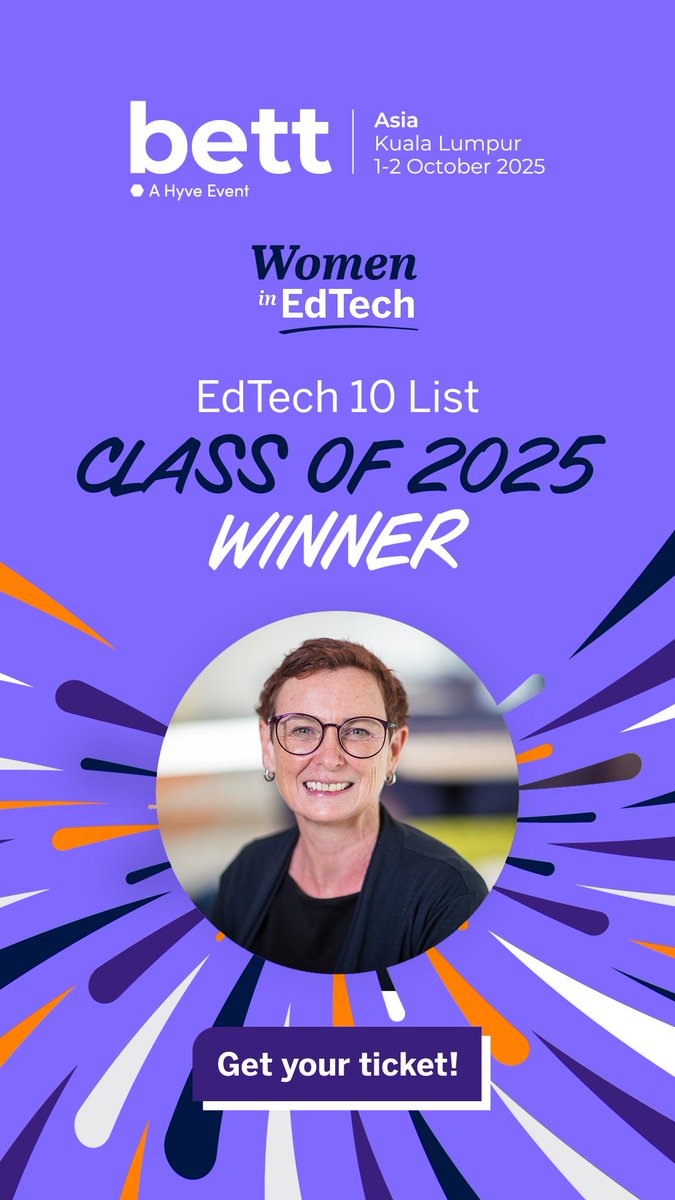 BCouncilEnglish's tweet image. 🙌Huge congratulations to Kirsteen Donaghy our @TeachingEnglish @BritishCouncil lead named in @BettAsia’s top 10 Women #EdTech10List! Reaching millions, advancing gender equity, climate action &amp;amp; inclusion🌍
👉 ow.ly/mKY550WWZVN
#BettAsia2025 #EdTech10List #OnlineLearningDay