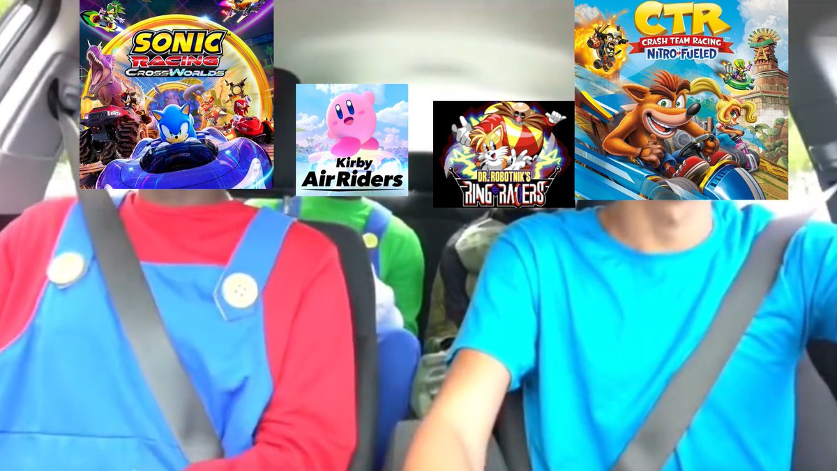 Roll the Windows Up, Roll the Windows Up HURRY,
It's fucking Mario Kart World