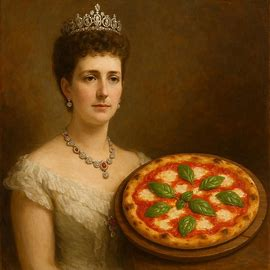 In_Nomine_'s tweet photo. La pizza margarita se creó en 1889 en honor a la reina Margarita de Italia. Su combinación de tomate, mozzarella y albahaca representaba los colores de la bandera italiana: rojo, blanco y verde. https://t.co/cIs5gyANvx