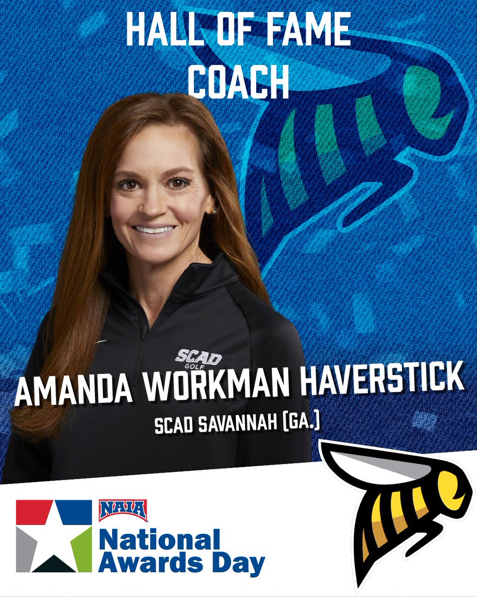 HALL OF FAME

Congratulations to Amanda Workman Haverstick from SCAD Savannah (<a href="/SCAD_SavSports/">SCAD Savannah Bees</a>) for being added to the Hall of Fame! 

Learn more here: naia.org/awd-day/nation…

#TheRightWayToPlay