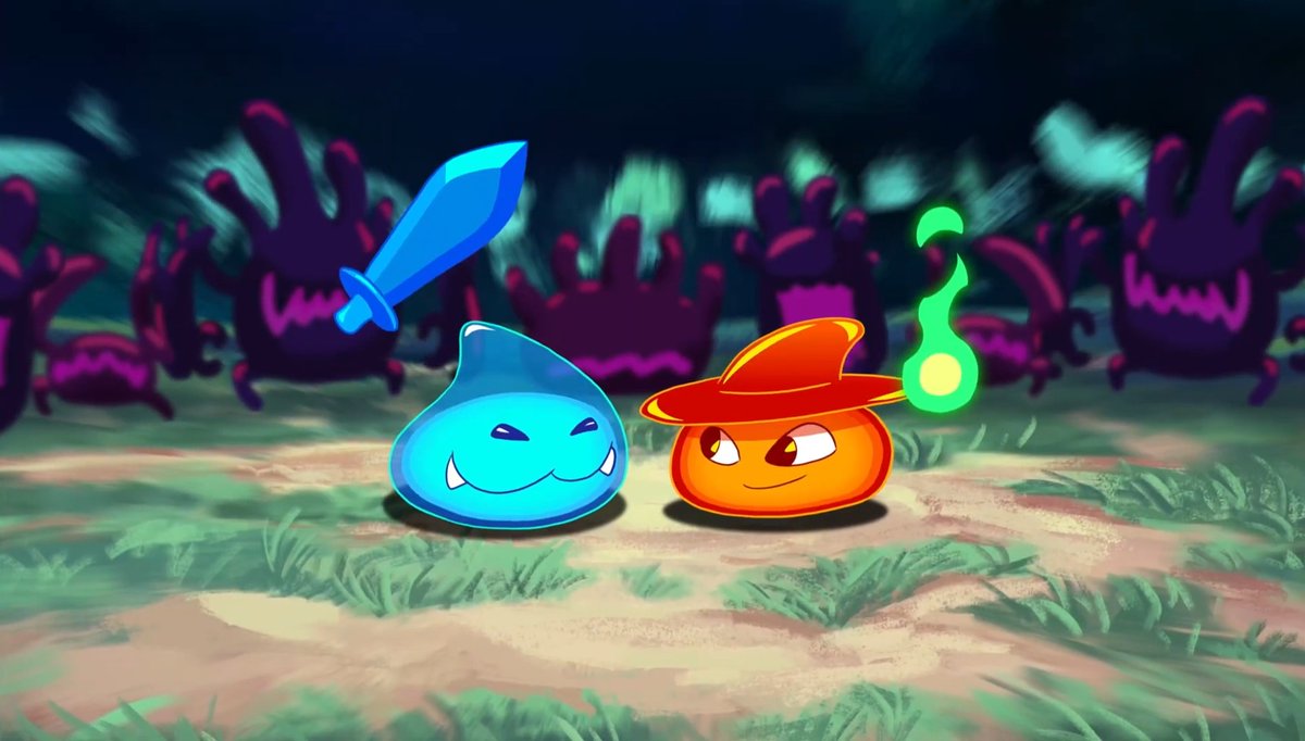WhitethornGames's tweet photo. Are you ready?
We're ready!
@Slime_Heroes releases on PlayStation 4 & 5 tomorrow!
#slimeheroes #pancakegames @PlayStation #indiegames #videogamea #whitethorngames https://t.co/rcZ1wE8bmv