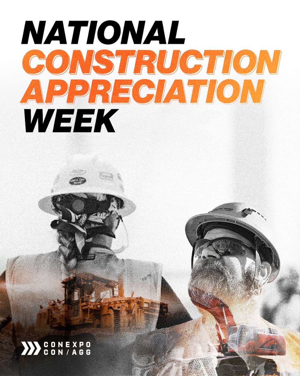 On behalf of CONEXPO-CON/AGG, thank you to everyone out there who rolls up their sleeves every day to get the job done. 💪 

🚨 Tag your crew below and let us know what you appreciate most about them. We’ll pick one lucky team to WIN 2 FREE ADMISSIONS to CONEXPO-CON/AGG 2026! 🚨