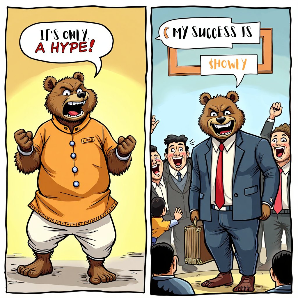 howlybear's tweet image. They called it “just hype”…
But some call it their success story 🐻🚀

That’s the power of $HOWLY. We are writing a true success story.

CA: DazjSSRYCA7HPLPyhth3bAAQQodmrYNMqR4CUmNjinpx

#HOWLY #Solana #MemeCoin #Altcoins #AltcoinSeason