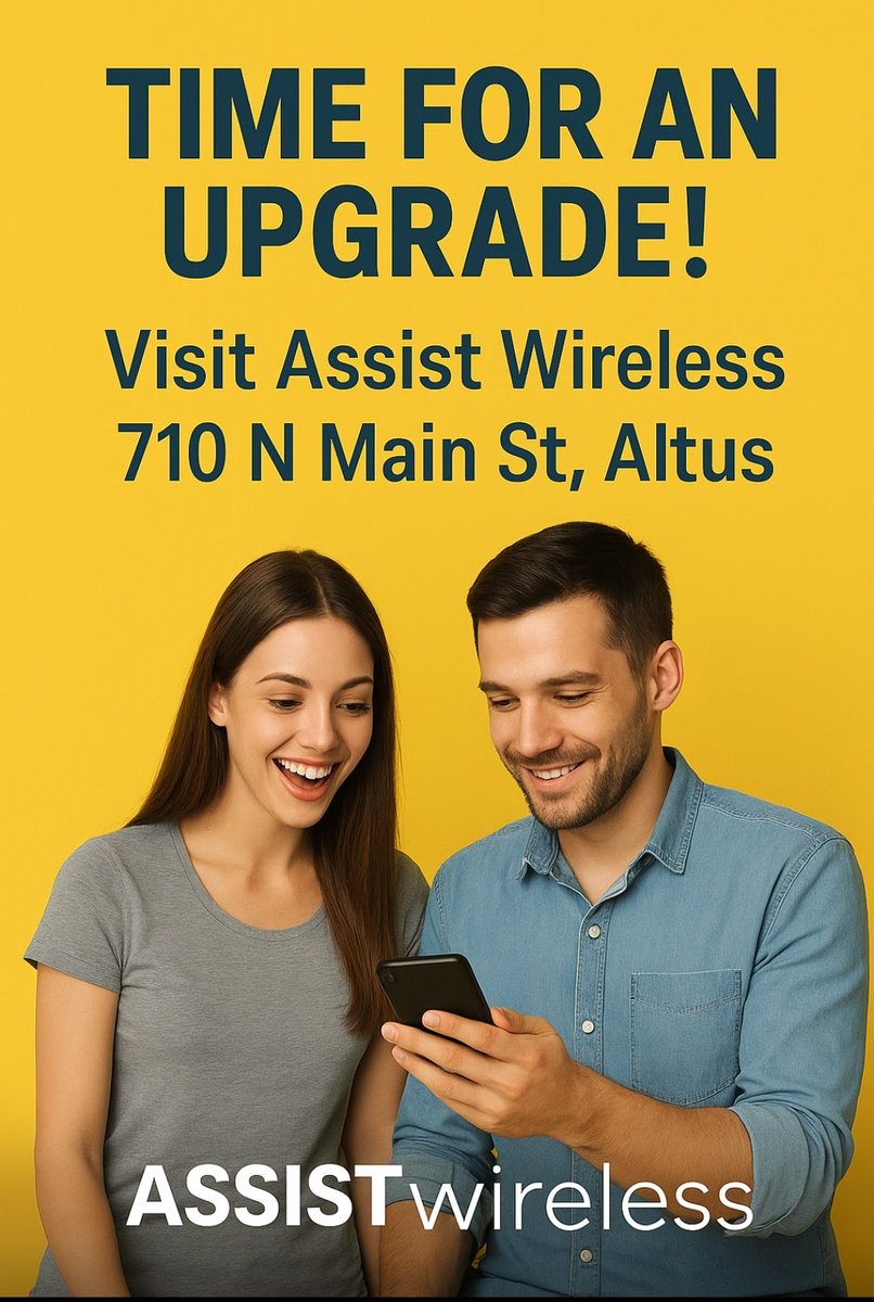 brazell1025's tweet image. #StayConnected
#AltusCommunity
#FreePhone
#AssistWireless
#RuralConnections