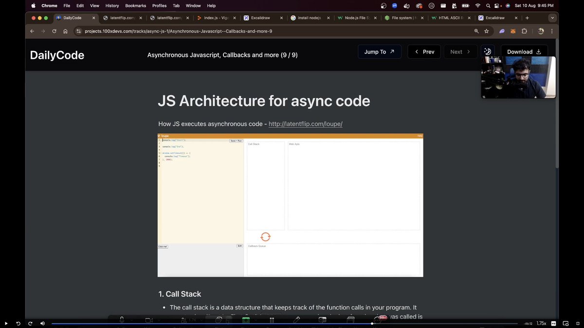 NotACoder11's tweet image. Today's log:
=>completed cohort week 2.1
=>read some topic of js from javascript.info
=>practice some neovim commands