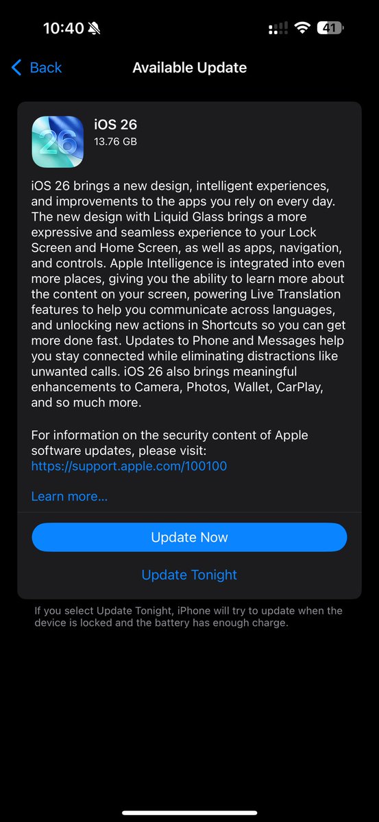 It’s here! #iOS26