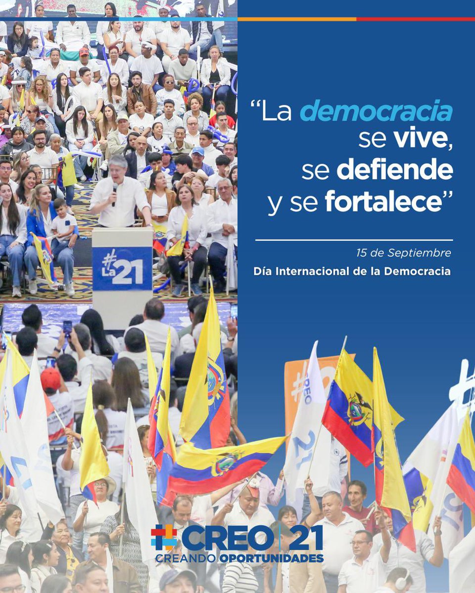 Movimiento CREO Ecuador tweet media