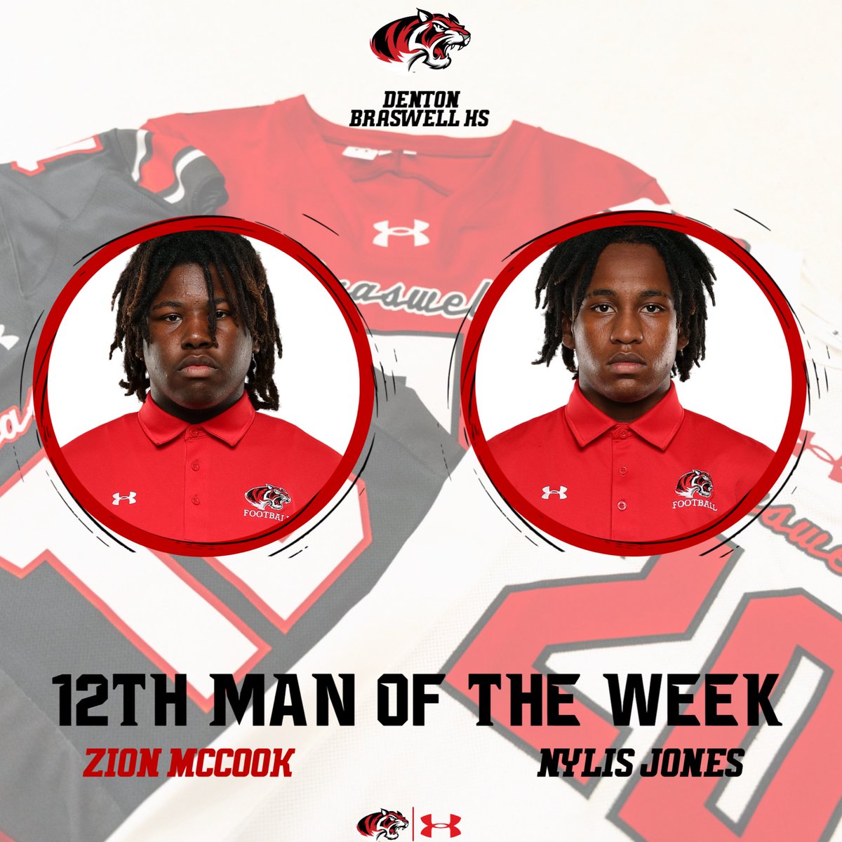 Braswell Bengal Football (@bengallifestyle) on Twitter photo Congratulations to our MVPs ๐
Offensive - Maโkye Jackson / Brayden Mansell 
Defensive - Trice Hoskins
Special teams - Chris Lark 
12th man of the week - Zion McCook / Nylis Jones Congratulations to our MVPs ๐
Offensive - Maโkye Jackson / Brayden Mansell 
Defensive - Trice Hoskins
Special teams - Chris Lark 
12th man of the week - Zion McCook / Nylis Jones