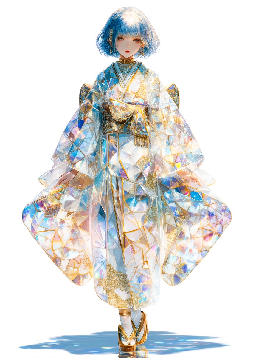 おはようございます👘💎✨
#AIart