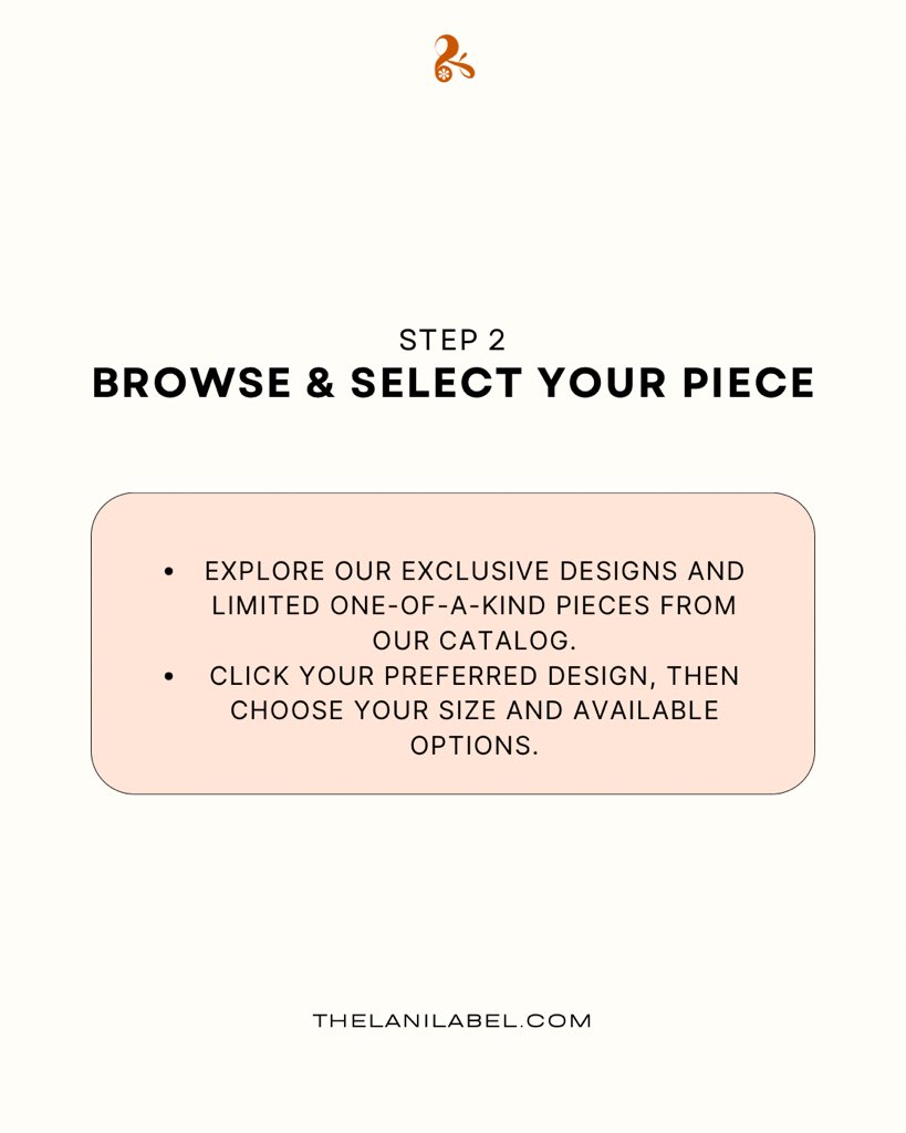 thelanilabel's tweet photo. Thinking of ordering from us? Here’s a few simple steps. A very seamless process. https://t.co/MCgAwMaR7j