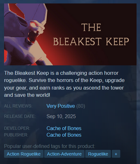 Cache of Bones - Bleakest Keep Out Now! tweet media