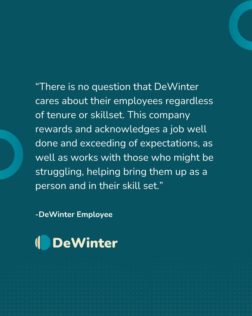 For the third year in a row, DeWinter has been named one of the Best Places to Work in the Bay Area by the <a href="/SFBusinessTimes/">San Francisco Business Times</a> &amp; <a href="/svbizjournal/">Silicon Valley Business Journal</a>. We're honored to receive this recognition as one of the top ten Bay Area workplaces in 2025!