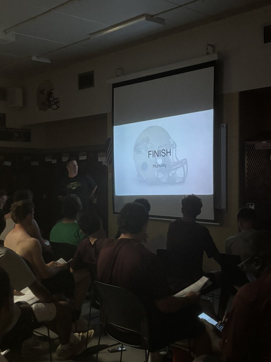 The <a href="/NewAlbanyFB/">New Albany Football</a> FINISH Monday from <a href="/CoachKrulNA/">Coach Krul</a>! Humility. <a href="/CoachKrulNA/">Coach Krul</a> is the gas to our machine. “True Humility”.