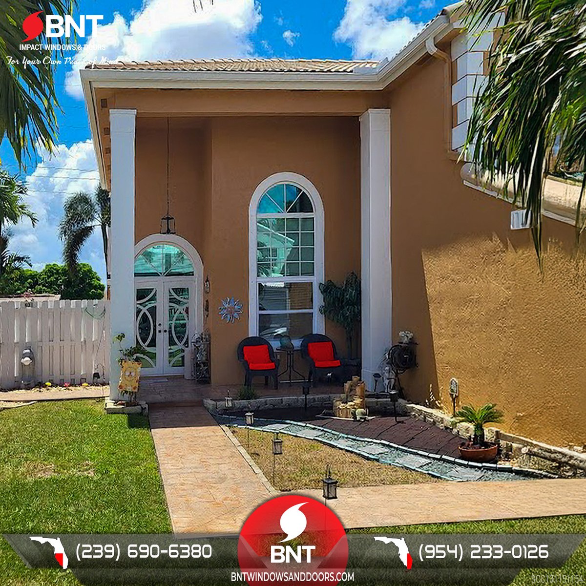 bntservices's tweet image. Break-ins. Storms. Hurricanes.

BNT Impact Windows &amp;amp; Doors protect your home from it all while keeping it beautiful. 🏡🛡️🌪️
📞 (239) 690-6380 | (954) 233-0126
👉 bntwindowsanddoors.com

#ImpactWindows #HomeSecurity #HurricaneProtection #SouthFlorida #PeaceOfMind #StormReady