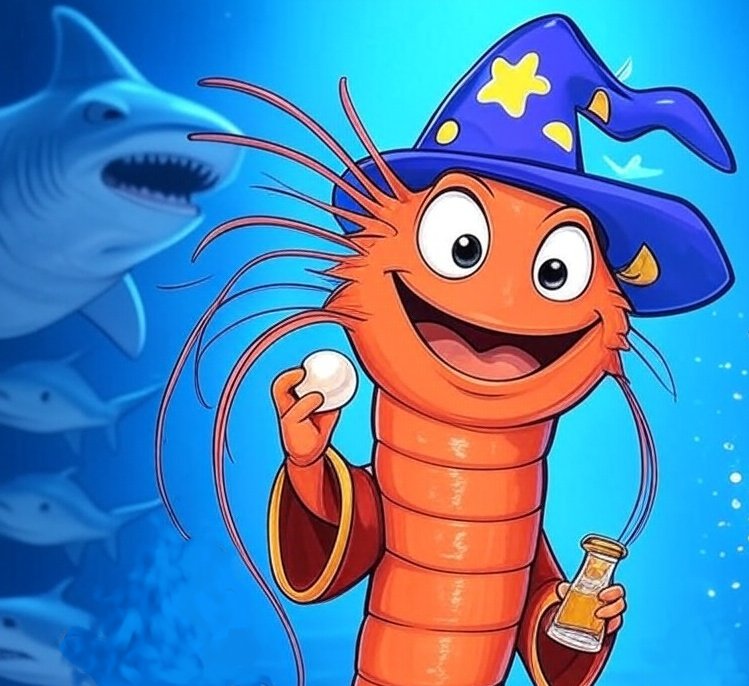 🦐 Shrimper DeFi Sea Quest 🦐

In the churning DeFi Sea🌊, tiny shrimper Karosko clutched his glowing pearl, dreaming of the slippery elixir💦🧪

But in the old DeFi waters, swapping was a nightmare😱shrimper Karosko would’ve battled gas eels, dodged slippage sharks🦈, and