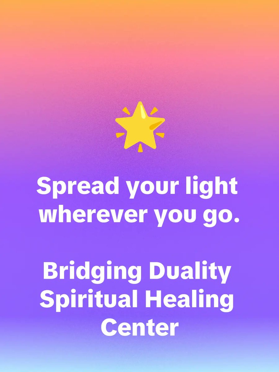 BridgingDuality's tweet photo. Bridging Duality Spiritual Healing Center 
Join our FREE online spiritual community
Offering Energy Therapy, Spiritual Therapy, Chakra Alignment, in person classes, courses, and spiritual retreats 

https://t.co/dAskghIJcn

#bridgingduality
#connectiontoGod
#spiritualguidance https://t.co/RGpH7x83Kt