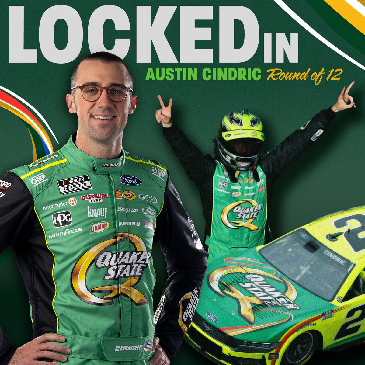 QuakerState's tweet image. #1 and #2 are locked into the Round of 12! Drop a comment to wish them luck as they chase a spot in the next round ⬇️