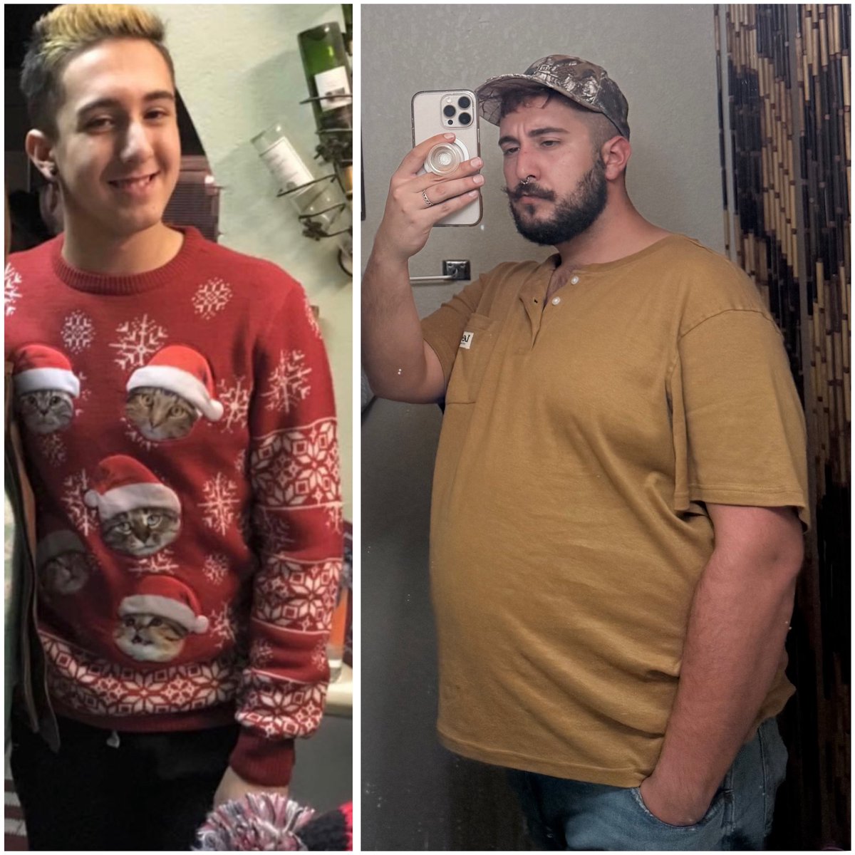 Crazy difference 😭😭😭