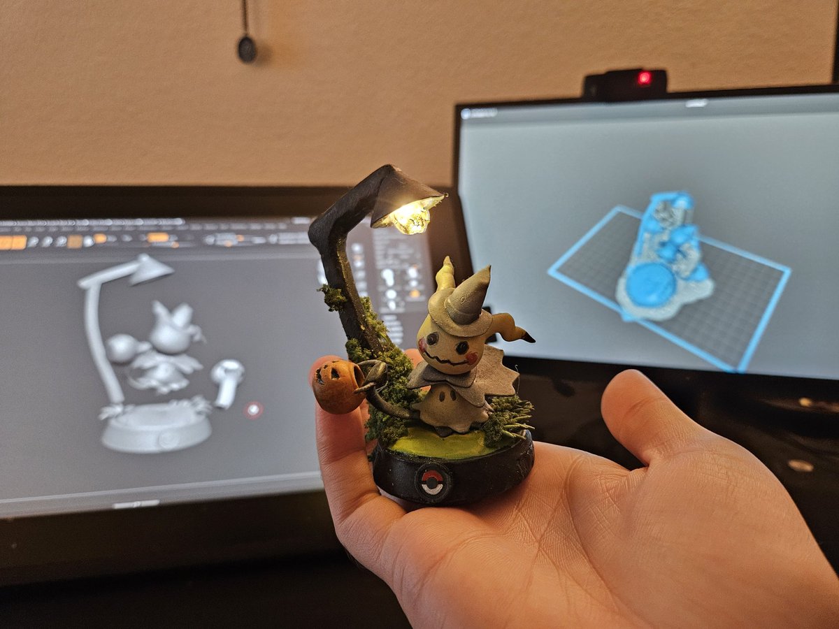 SeanMakinThings's tweet photo. That 3D model trend but it's not garbage AI and actually 3D printed and made with skill <3 https://t.co/t9dyfUTGv9